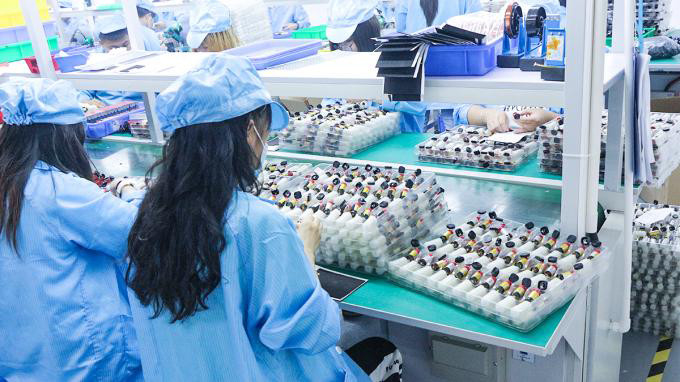Shenzhen MIWU Industrial company with limited liability linea di produzione del produttore