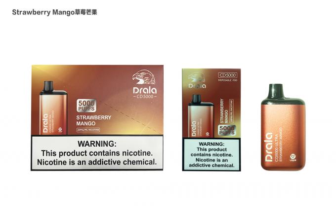 Drala Vape 5000 soffia baccello ricaricabile di Vape 1