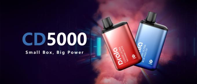 5000 sigaretta elettronica eliminabile ricaricabile di Vape dei soffi del nicotina eliminabile della scatola 50mg 1