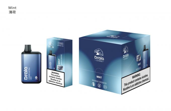 5000 sigaretta elettronica eliminabile ricaricabile di Vape dei soffi del nicotina eliminabile della scatola 50mg 7