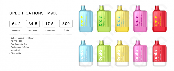 Soffio Vape eliminabile dell'OEM 800 0