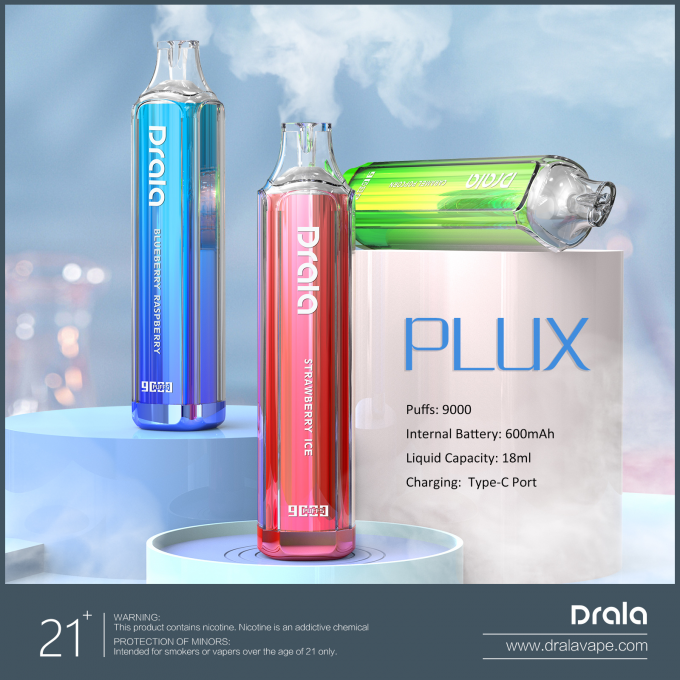 Sigaretta condita ricaricabile di Vape di 9000 soffi del dispositivo eliminabile E del baccello 0