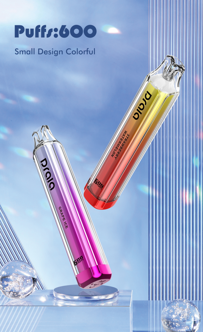 Dispositivo eliminabile del baccello di Vape dei soffi della stella 600 di Drala 1