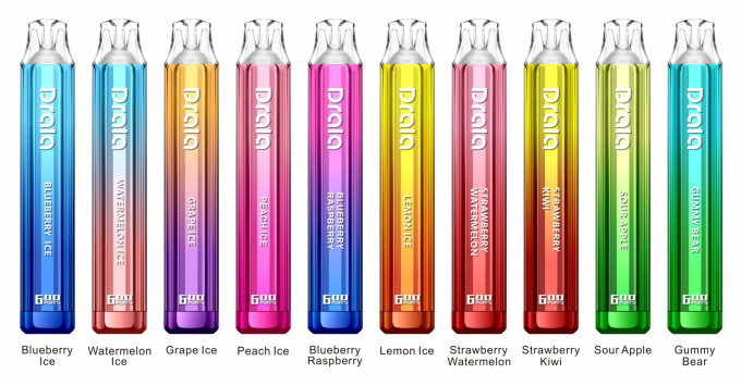 Dispositivo eliminabile del baccello di Vape dei soffi della stella 600 di Drala 2